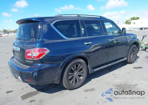 2019 Nissan Armada Platinum z USA, uszkodzony, nr VIN JN8AY2NE5K9759789